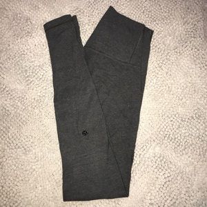 Grey cotton lulu lemon leggings